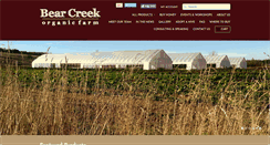 Desktop Screenshot of bearcreekorganicfarm.com